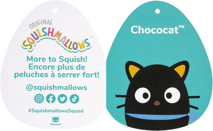 Squishmallows Hello Kitty e i suoi amici Chococat peluche