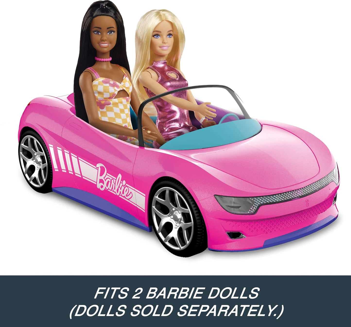 Hot Wheels Barbie RC Cabrio-ferngesteuertes Auto für Barbie-Puppen ab 3 Jahren