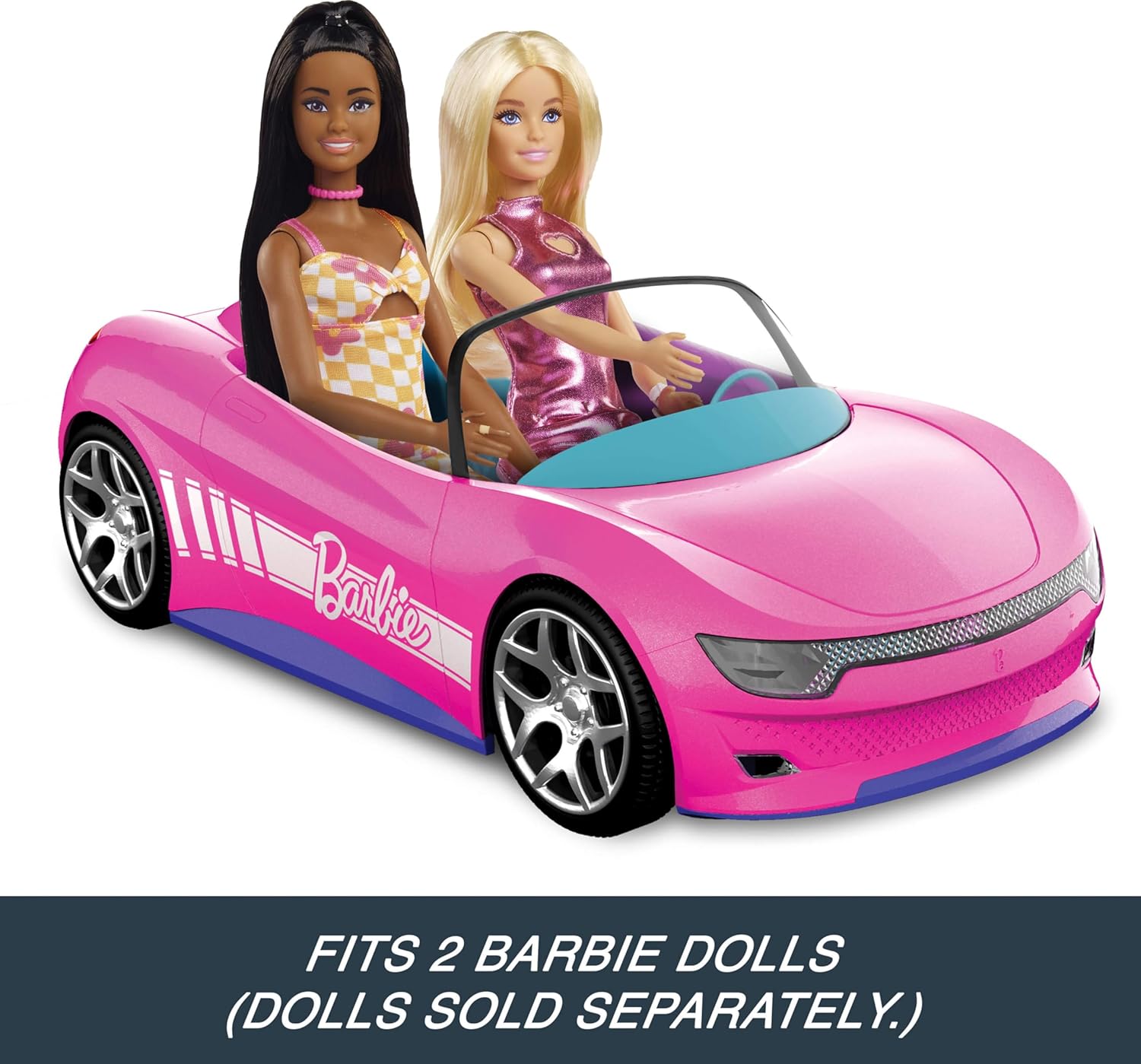 Hot Wheels Barbie RC Cabrio-ferngesteuertes Auto für Barbie-Puppen ab 3 Jahren