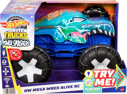 Hot Wheels Monster Trucks Mega-Wrex Alive RC Truck