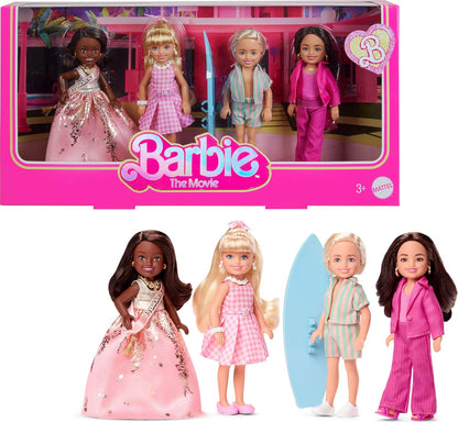 Barbie Le Film Chelsea, paquet de 4 à collectionner