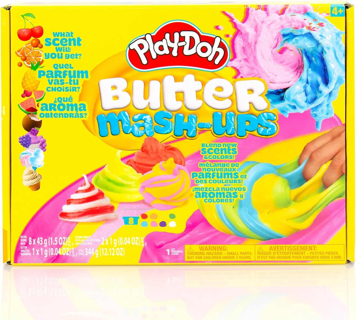 Play-Doh Scented Butter Mash-Ups 8er-Pack Duftstoff-Set, sensorisches Spielset für Kinder im Alter von 8–12 Jahren
