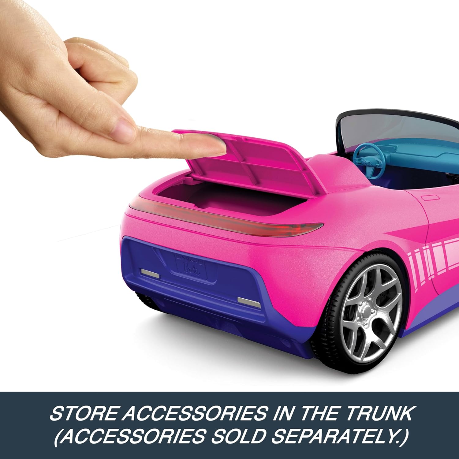 Hot Wheels Barbie RC Cabrio-ferngesteuertes Auto für Barbie-Puppen ab 3 Jahren
