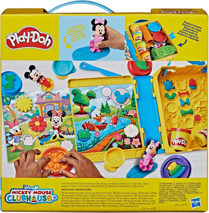 Play-Doh Disney Junior Mickey Mouse Clubhouse „Shape a Story“-Spielset mit Märchenbuch-Thema, Kunst- und Bastelset für Kinder ab 2 Jahren