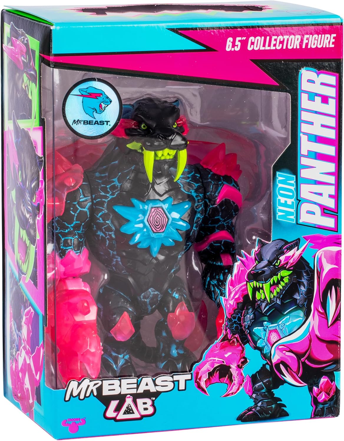 MrBeast Lab – Apex Beast Neon Panther Sammlerfigur