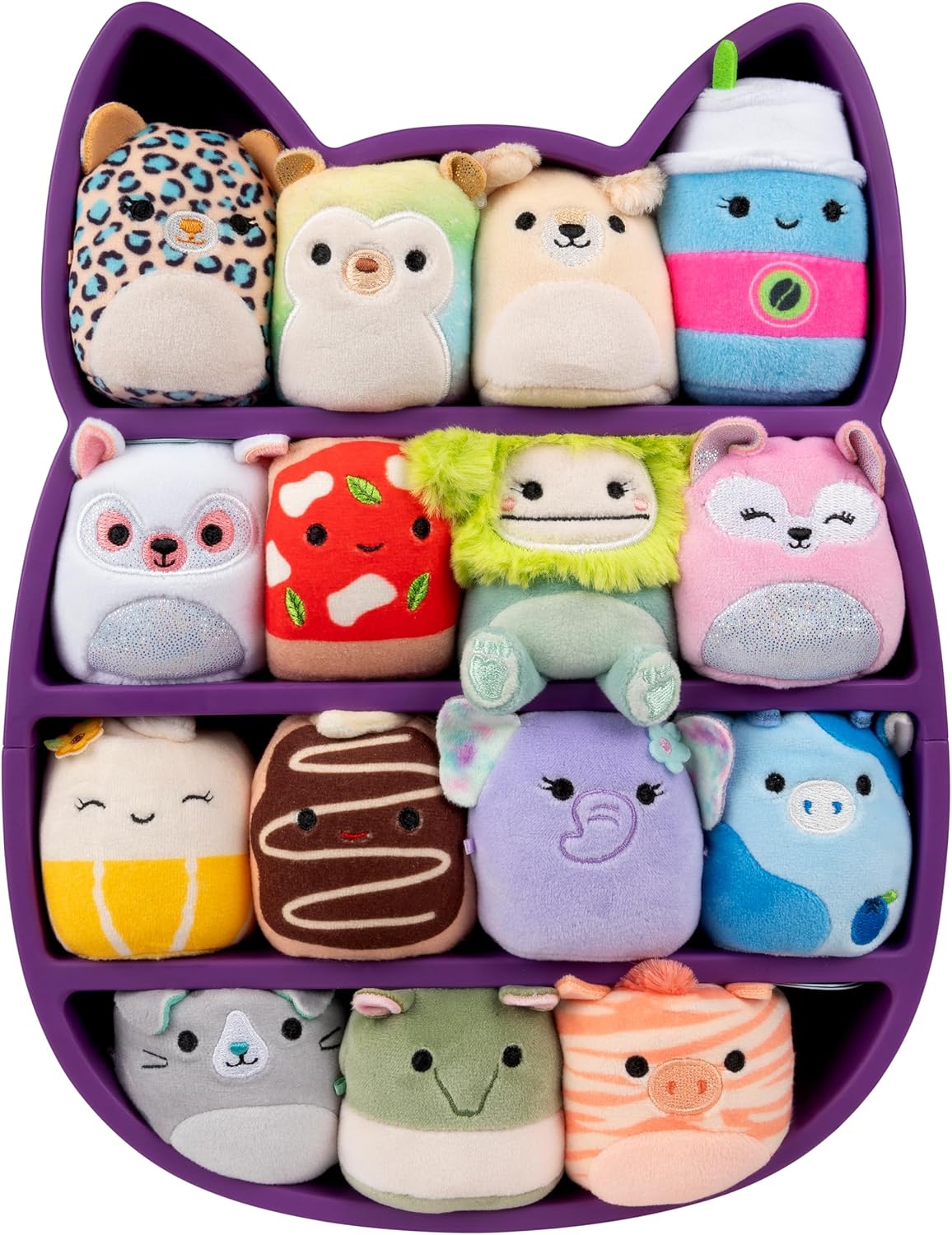 Squishmallows Micromallows zum Spielen und Präsentieren – inklusive 15 Plüschtieren!