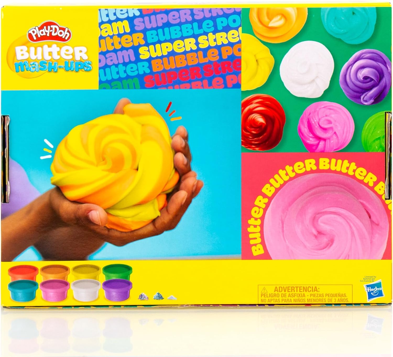 Play-Doh Scented Butter Mash-Ups 8er-Pack Duftstoff-Set, sensorisches Spielset für Kinder im Alter von 8–12 Jahren