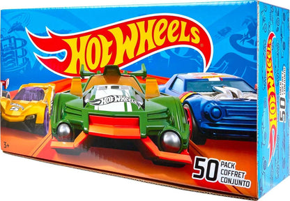 Hot Wheels 50er-Pack mit Druckgussautos, Lastwagen und Lieferwagen