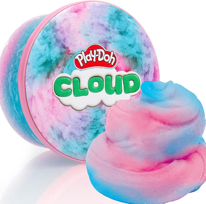 Play-Doh Cloud, Pink & Blau, Zuckerwatte-Duft, Einzeldose 170 g