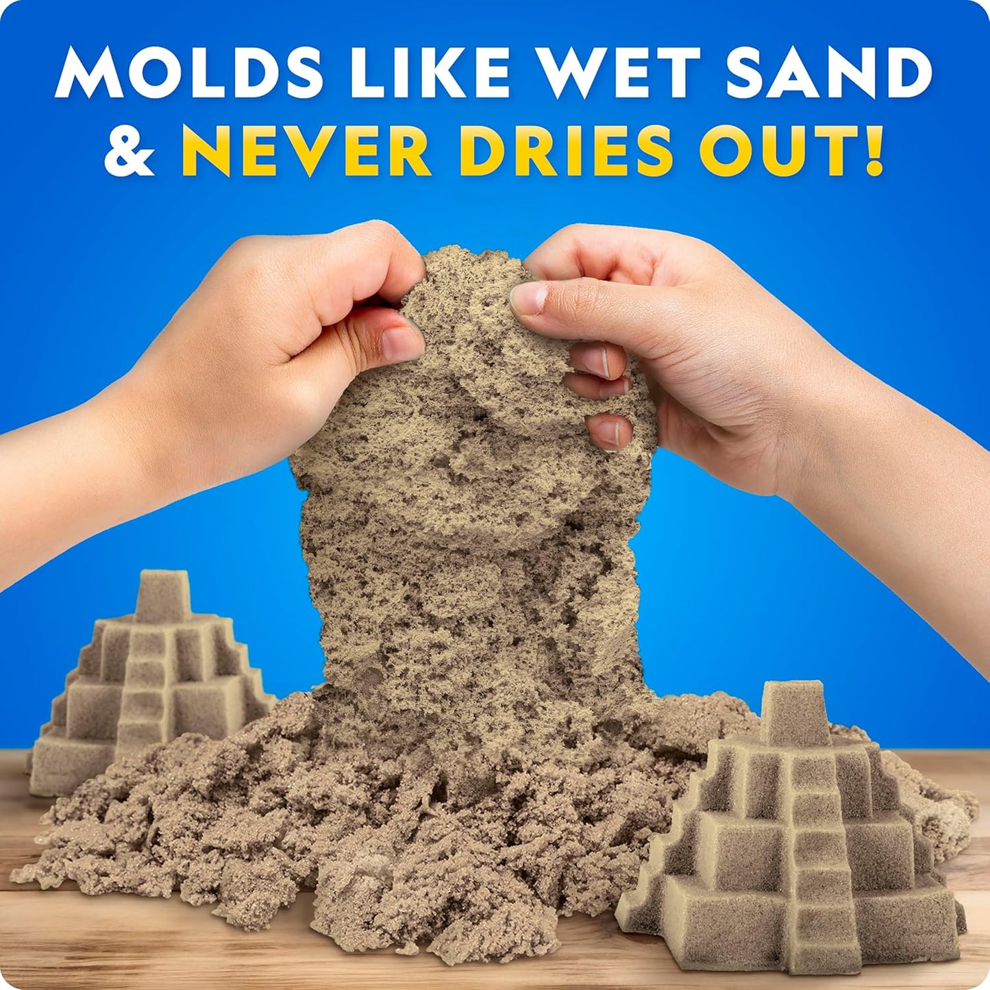 National Geographic Mondsand – 5,44 kg mit Schlossformen (natürlich)