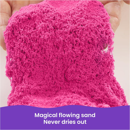 Kinetischer Sand, 907 g rosa Spielsand, wiederverschließbarer Beutel