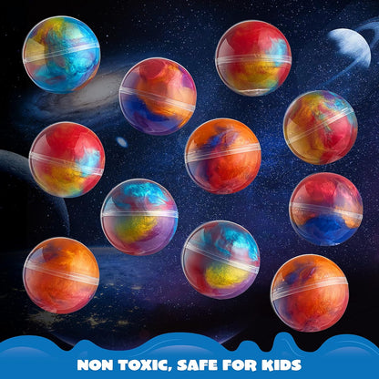 Galaxy Slime Kit Confezione da 36 mini slime Bomboniere elastiche, non appiccicose e riutilizzabili per bambini dai 5 ai 12 anni Set regalo per San Valentino, Pasqua o in classe