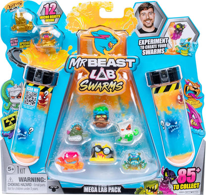 MrBeast Lab Swarms Atomic Series 12 Pack – Python Panther Edition Mischen, schütteln und entfesseln Sie 12 Mikrobestien!