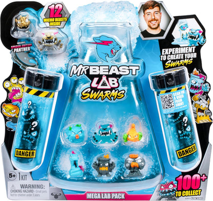MrBeast Lab Swarms Mega Lab 12er-Pack – Tuff Top Edition Mischen, schütteln und enthüllen Sie das Chaos!