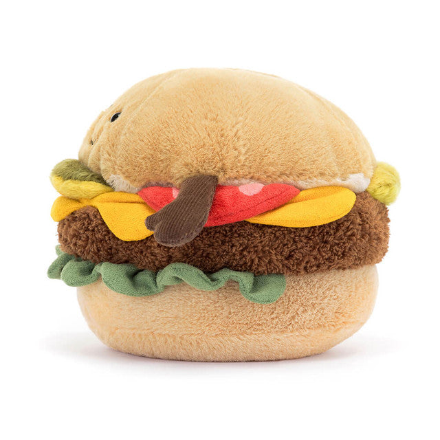 Jellycat Amuseables hamburger