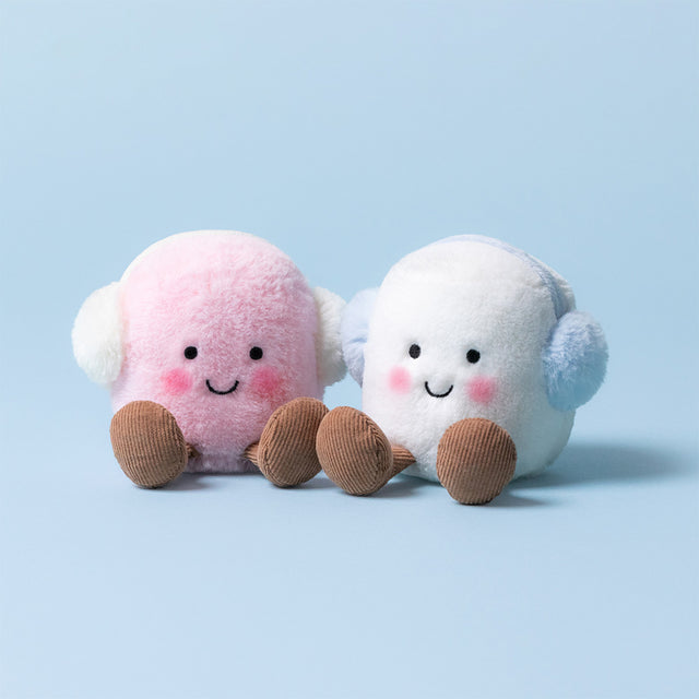 Jellycat Amuseables Toastie rosa und weiße Marshmallows