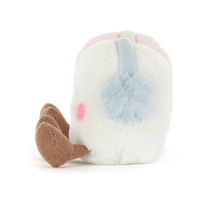 Jellycat Amuseables Marshmallows rosa e bianchi di Toastie