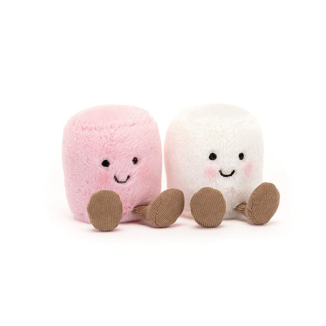 Jellycat Amuseables Marshmallow rosa e bianchi
