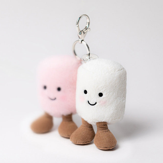 Jellycat Amuseables Paar Marshmallows-Taschenanhänger