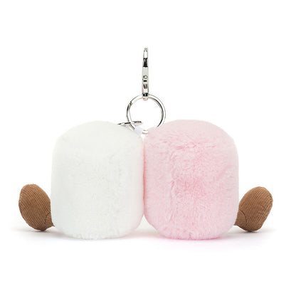 Jellycat Amuseables Paar Marshmallows-Taschenanhänger