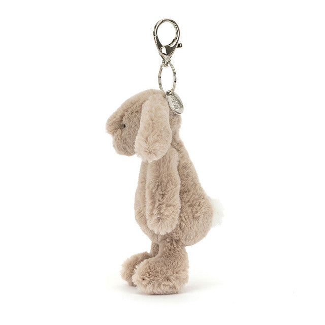 Jellycat Breloque de sac lapin beige timide