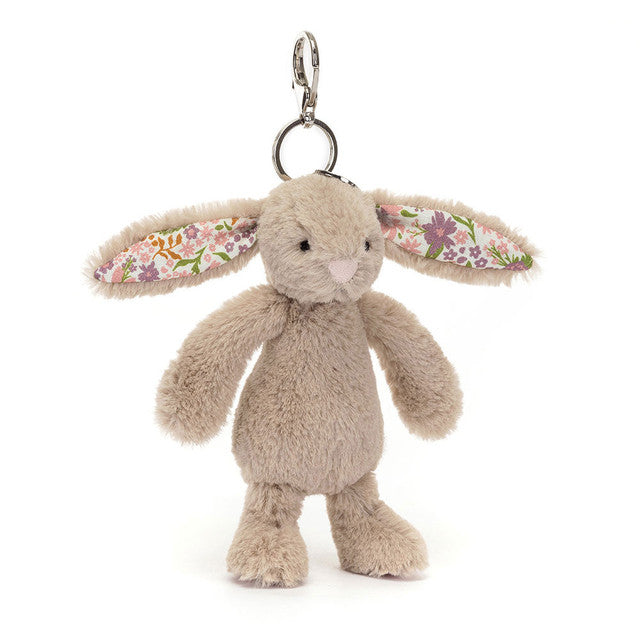 Jellycat Blossom Beige Bunny „Blütenblatt“ Taschenanhänger