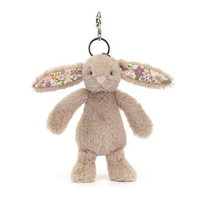 Jellycat Blossom Beige Bunny „Blütenblatt“ Taschenanhänger