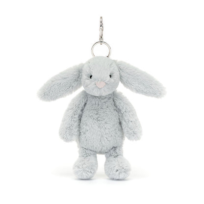 Jellycat Bashful Silberner Hasen-Taschenanhänger