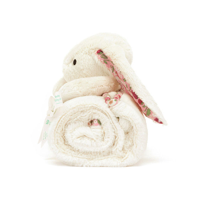 Jellycat Blossom Cream Bunny „Berry“ Kuscheldecke