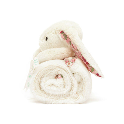 Jellycat Blossom Cream Bunny „Berry“ Kuscheldecke