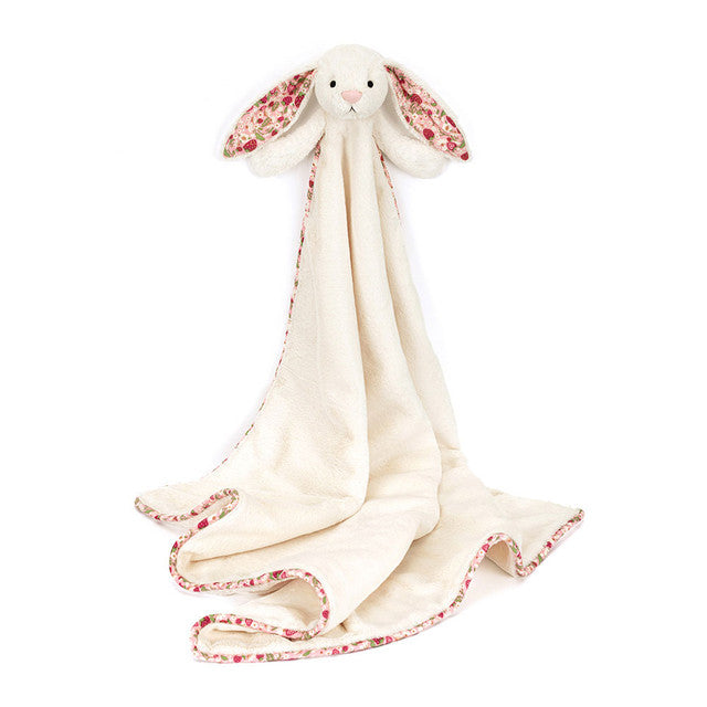 Jellycat Blossom Cream Bunny „Berry“ Kuscheldecke