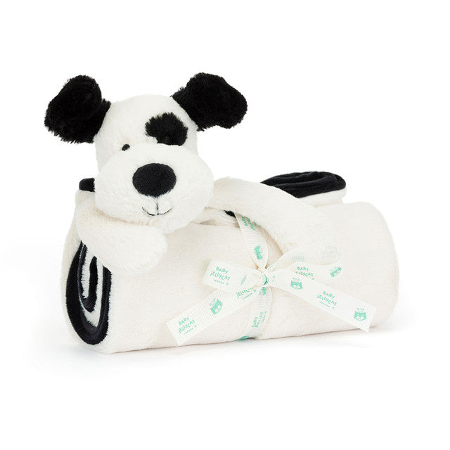 Jellycat Bashful Couverture pour chiot Noir et crème
