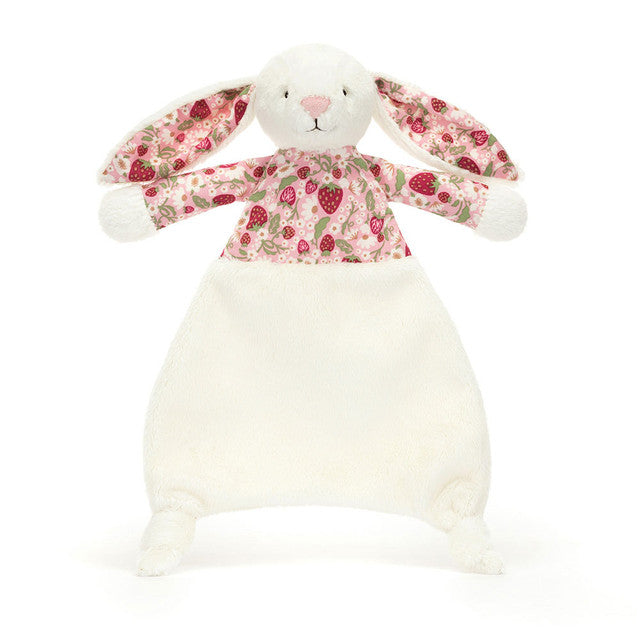 Jellycat Blossom Cream Bunny „Berry“ Schmusetuch