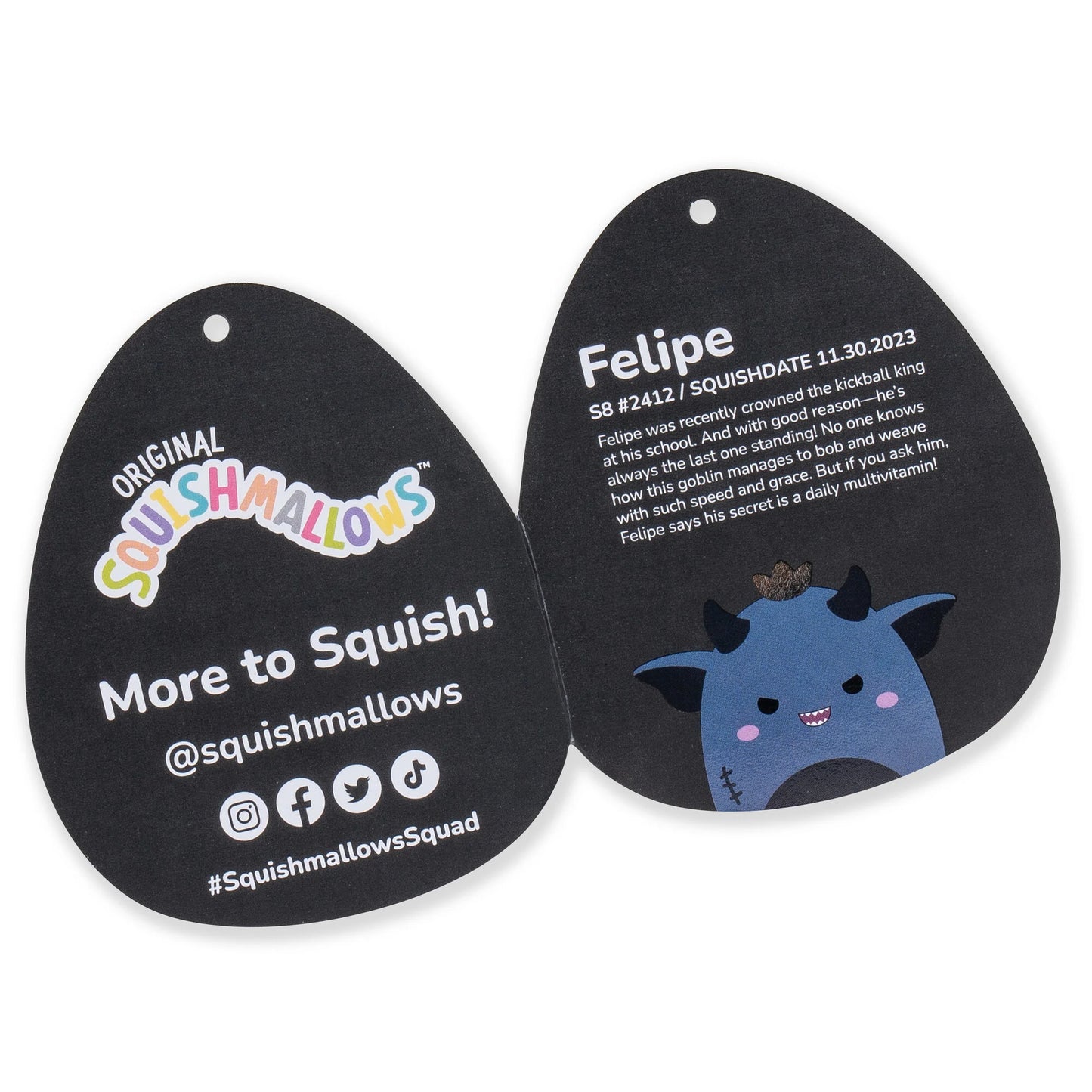 Squishmallows – Ausgewählte Serie Felipe der Kobold