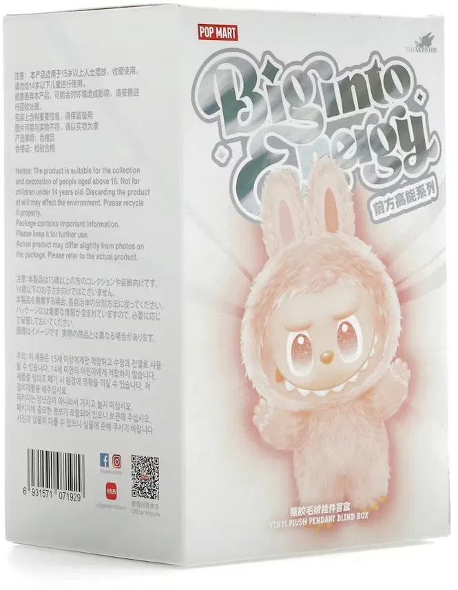 Figurine en peluche Labubu Les Monstres Big into Energy – Boîte aveugle