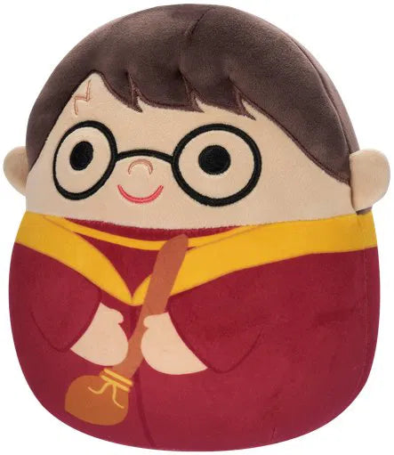Squishmallows Harry Potter im Quidditch-Outfit