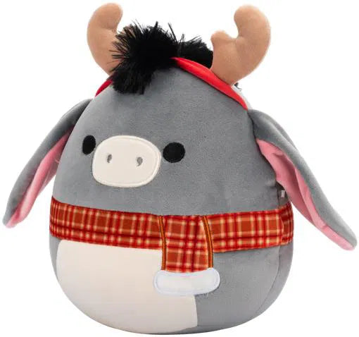 Squishmallows Asino natalizio con corna e sciarpa Jason