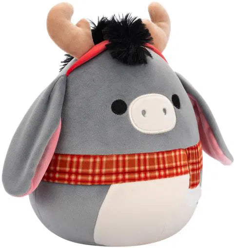 Squishmallows Asino natalizio con corna e sciarpa Jason