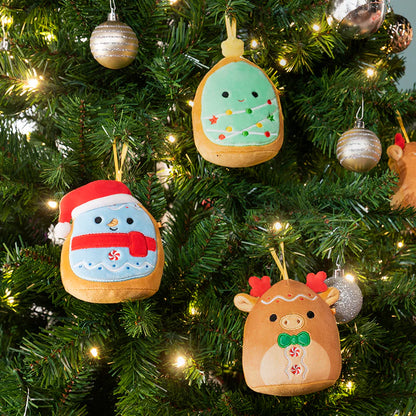 Squishmallows Weihnachtsplätzchen-Ornament im 3er-Pack
