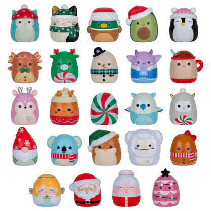 Calendrier du compte à rebours des fêtes de Noël Squish-a-longs – Comprend 24 mini-Squish