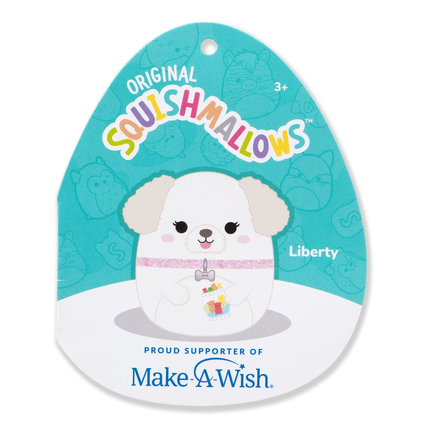 Squishmallows - Fais-Un-Vœu Liberty la Crème Maltipoo