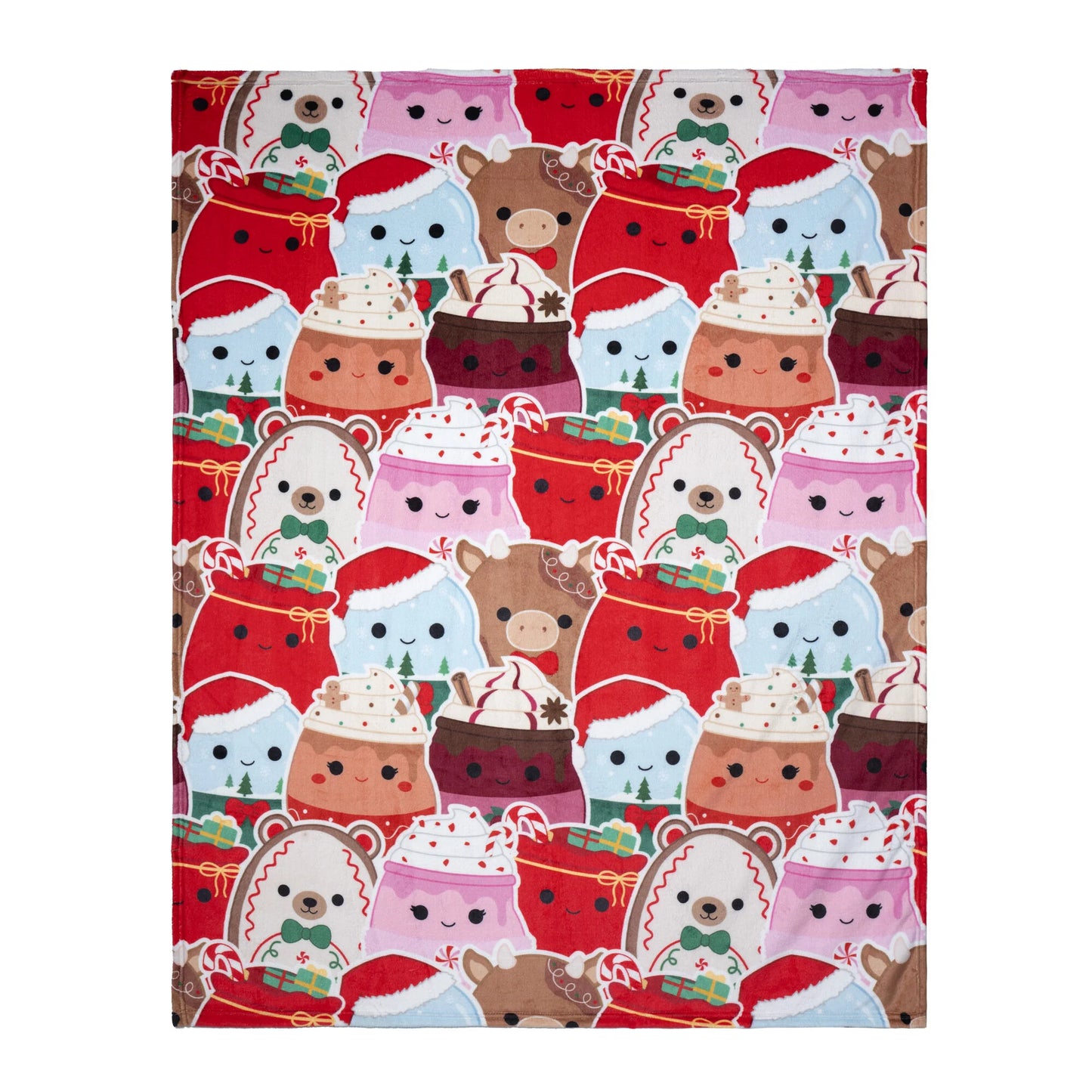 Coperta da tiro per le vacanze di Natale Squishmallows