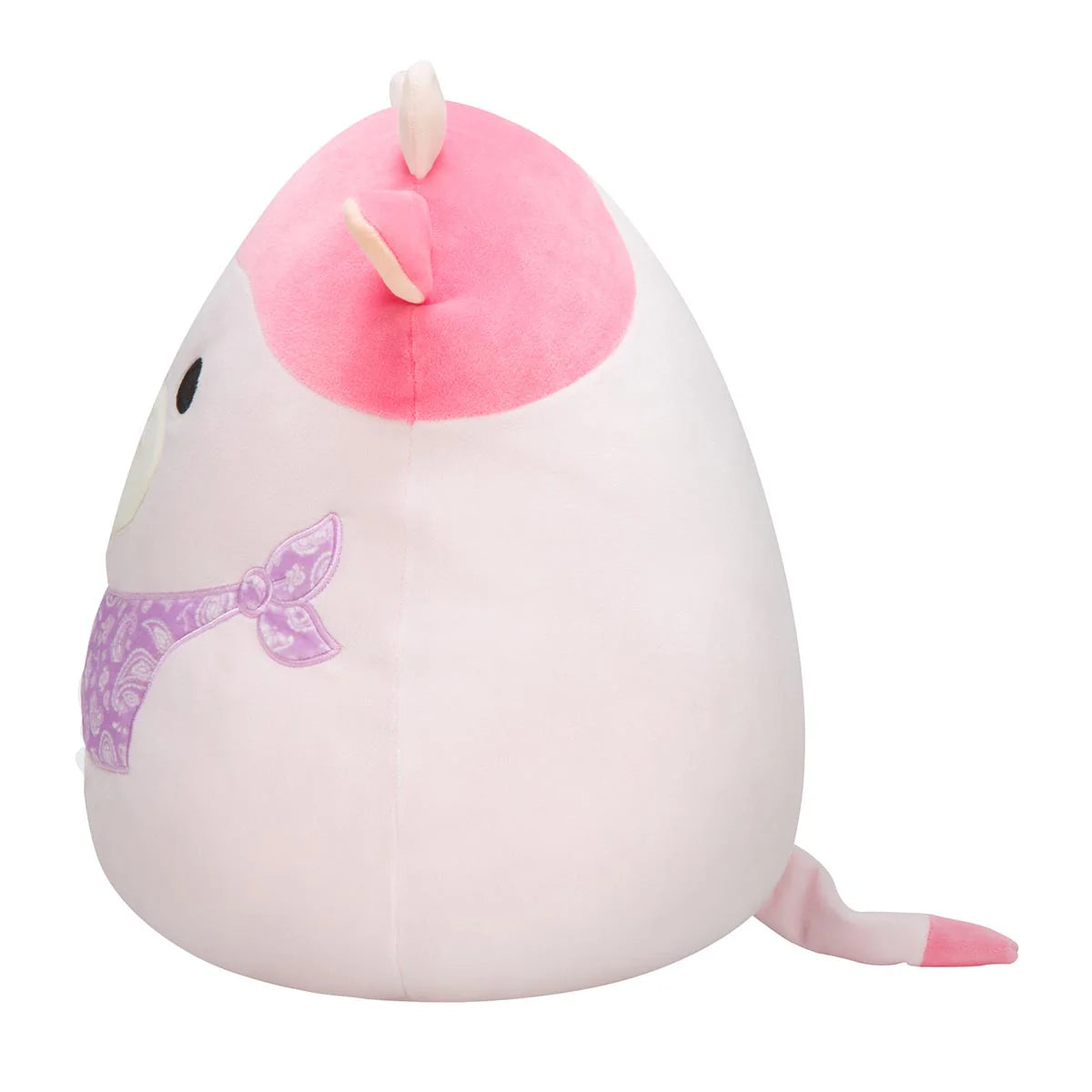 Squishmallows - Reshma la vache rose clair avec bandana violet