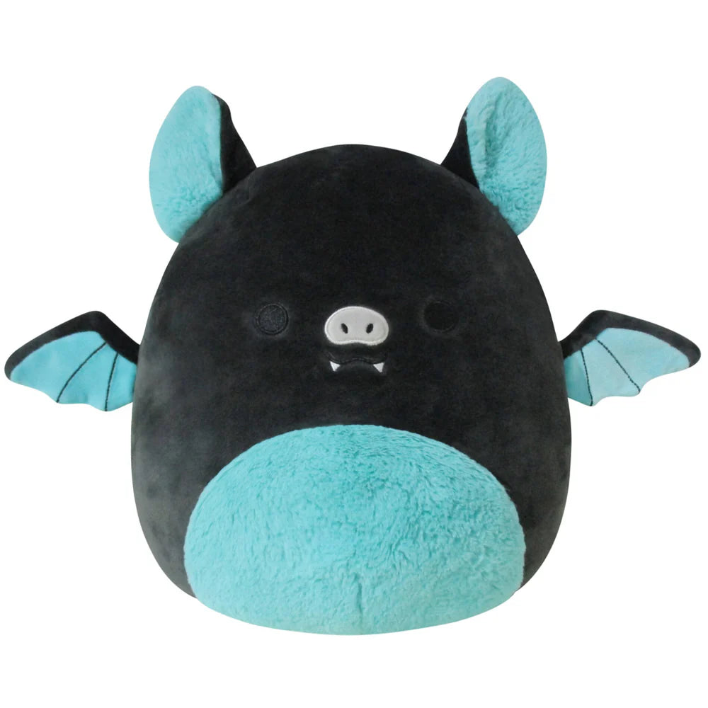 Squishmallows Halloween Aldous, der schwarz-blaugrüne Flughund