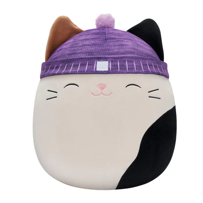 Squishmallows – Cam Calico Katze mit lila Hut