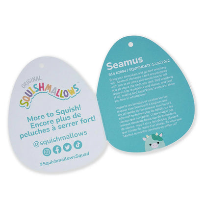 Squishmallows Fuzz-A-Mallows Seamus die grüne Kuh