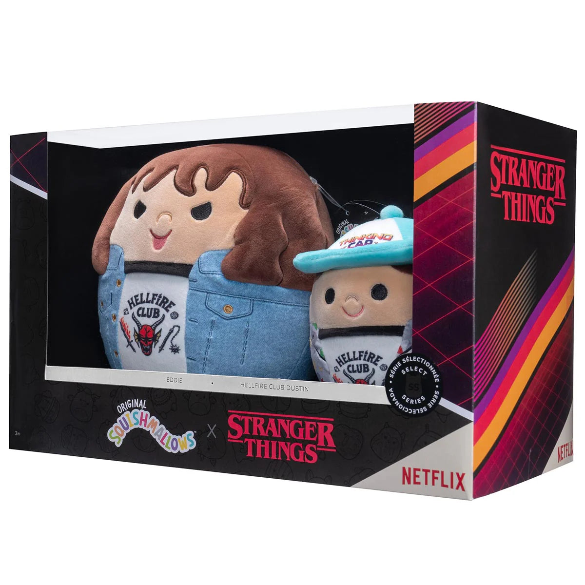 Squishmallows – Eddie + Dustin Stranger Things 2er-Pack
