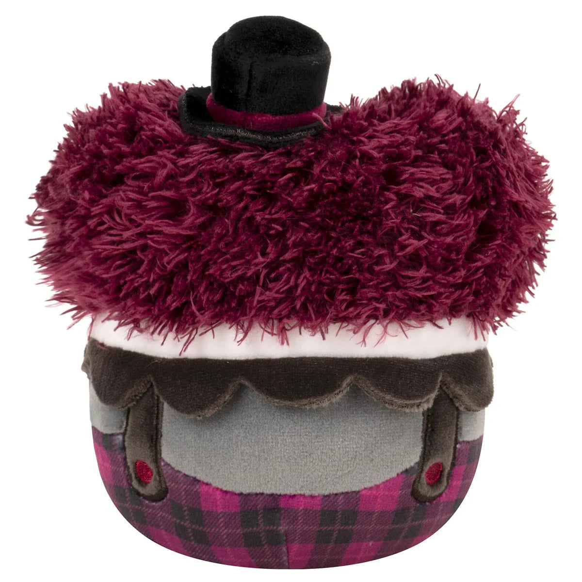 Squishmallows Halloween Ofelia, der rot-schwarze Goth-Clown