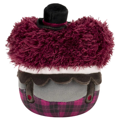 Squishmallows Halloween Ofelia, der rot-schwarze Goth-Clown