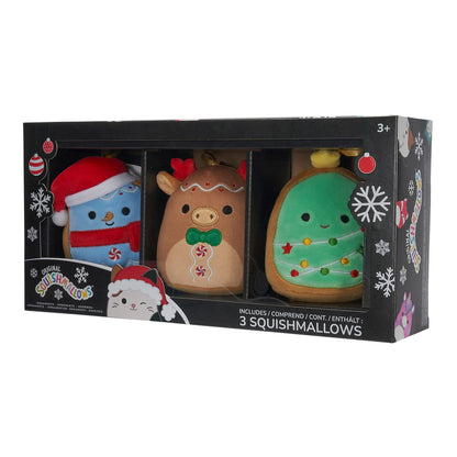 Squishmallows Weihnachtsplätzchen-Ornament im 3er-Pack